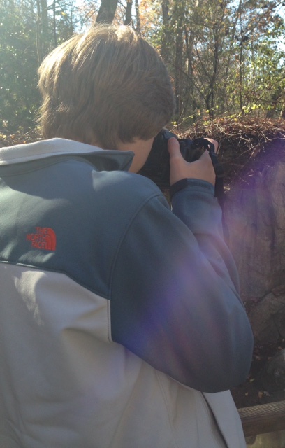 While at the zoo, Adam Wenzel puts his photography skills to the test. The Digital Media Career Academy takes trips to help students demonstrate the skills they develop in class. 
