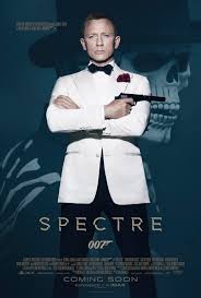 Spectre, the new James Bond movie rated PG-13 starring Daniel Craig.