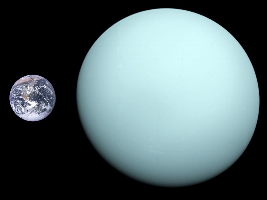 In comparison to Earth, Uranus is significantly larger in mass. The orbit of Planet Nine is predicted to be 20 times larger than Uranus’.