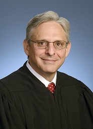At his nomination ceremony, Merrick B. Garland takes the podium. President Obama nominated Garland for the position as the nation’s new Supreme Court Justice.