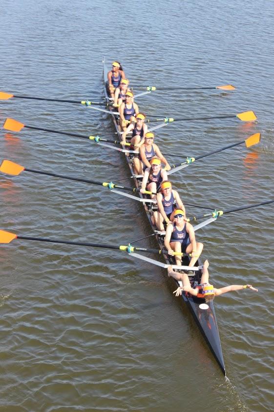 Rowing in the Southeast Region Regatta, members of the Triangle Rowing Club push themselves to medal. Millbrook students, junior Michael Pryor and sophomores Jonathan Underkoffler and Kendall Hart are participating in the Triangle Rowing Club.