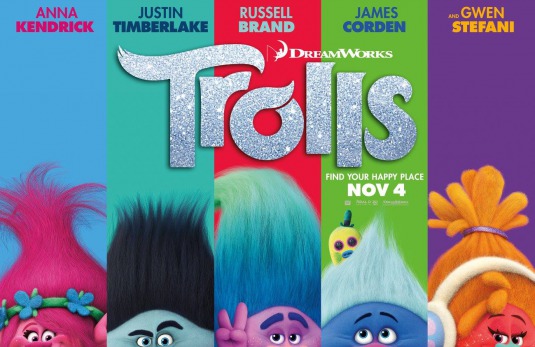 Earning $45.6 million its opening weekend, Dreamworks’ Trolls is a solid animated hit. Make sure to look for showtimes at a theatre near you, it’s out now!
