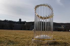   Awarded to the champion of Major League Baseball every year, the World Series trophy was given to the Chicago Cubs. The Cubs ended their 108 year championship drought by winning the 2016 World Series
