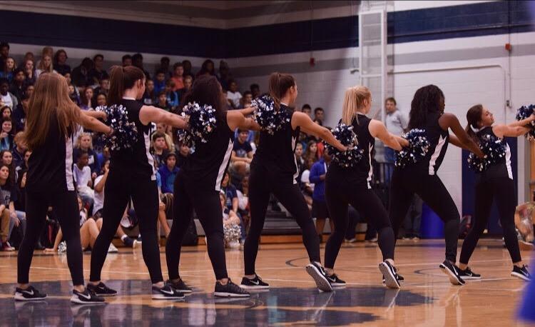 Performing at the school pep rally, the Millbrook Dance team never fails to excite the crowd. These girls are both very hardworking and talented. 