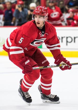 With the Hurricanes future in the balance, key players like Noah Hanifin, above, will look to play strong and make a playoff push. The team is looking to get back on track after the All Star game as they went into the break losing their last  five games in a row.
