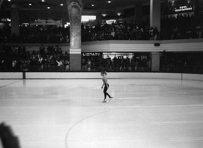 In 1994, prior to the infamous incident, Tonya Harding, pictured above, is practicing her routine for the upcoming U.S. Championships. Little did anyone know,  her name and reputation would be scarred forever because of the actions that took place on this day.
