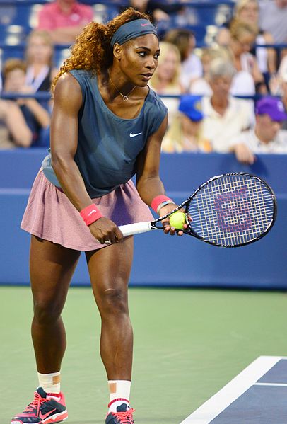 Playing at the US open Serena secures another title. WIlliams and her fiance are expecting a baby in August of  2017.
