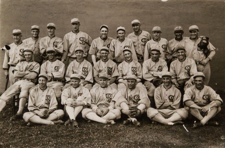 Smiling for a team picture during the 1919 MLB season, the Chicago White Sox had no clue what would be in store for them in the future. Of the twenty-three men pictured here, eight of them were banned from Major League Baseball for life! 