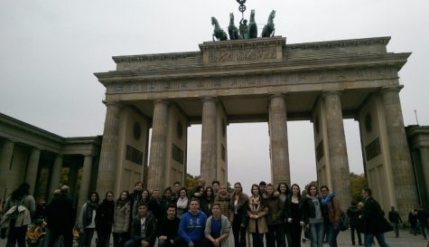 Visiting the Brandenburg Gate in Berlin, Teresa and her classmates learn about the Batavian Revolution. Teresa sill calls Germany home but is actively embracing the American culture.