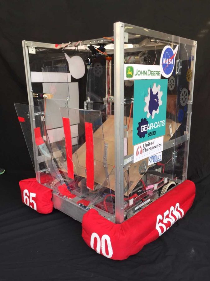 Ready for last year’s competition, this bot was constructed by Millbrook’s Robotics Club and placed twenty-first out of 59 teams. The team will play the field game again at the robotics event on October 28.