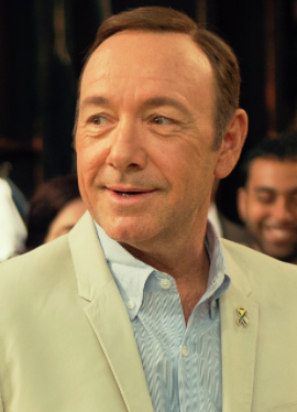 Staring out into the crowd, House of Cards actor Kevin Spacey attends a press event. As of October 29, Spacey is facing sexual assault allegations from Rent actor Anthony Rapp.