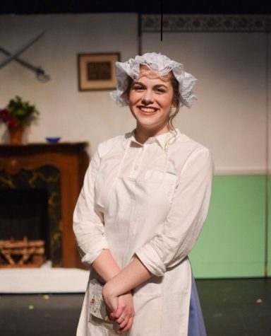   Proudly starring as Mrs. Brill in the hit musical, Mary Poppins, Lily smiles for the camera. She strives for perfection with every role she receives, so get ready to be wowed by upcoming shows featuring this star performer!