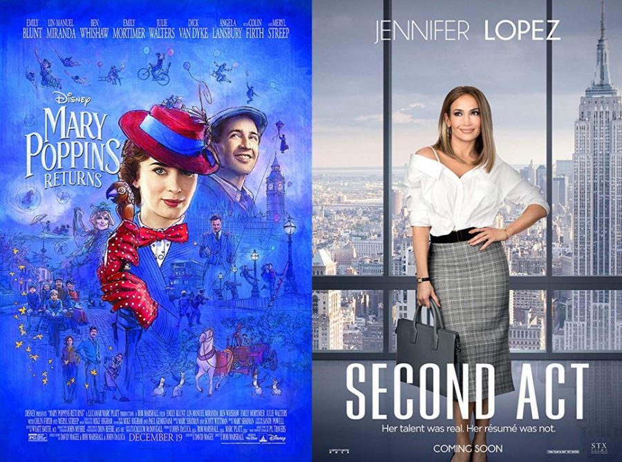 Portraying two intelligent and independent heroines, Mary Poppins Returns and Second Act are two new films that came out this month. Both films are perfect movies to watch that spotlight a female protagonist that inspires many women around the world.