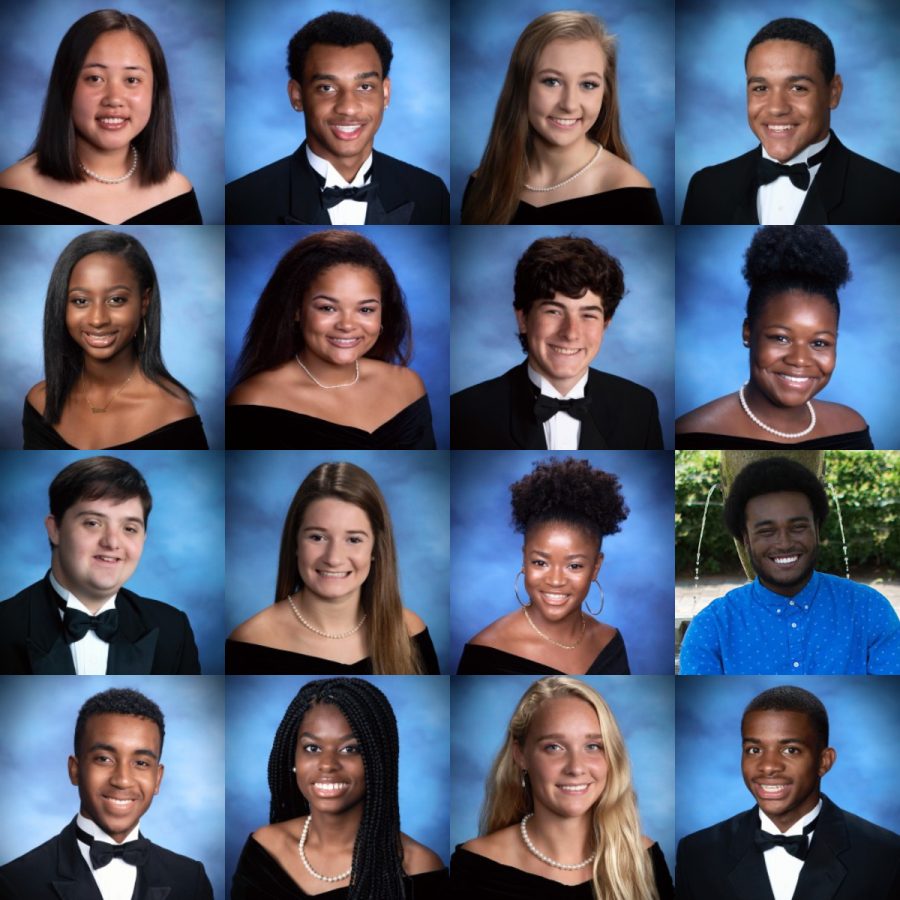 Pictured above, this year’s selected Outstanding Seniors come from all parts of the school including the arts, athletics, and academic societies. Their hard work and dedication will be recognized at the WinterFest assembly on February 15. 
