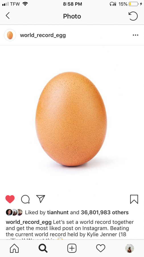 Looking plain and brown, this egg was the photo posted on Instagram that went viral overnight. Something as simple as an egg has now become the most liked photo as it beat the previous holder, Kylie Jenner, with the post of her daughter, Stormi.
