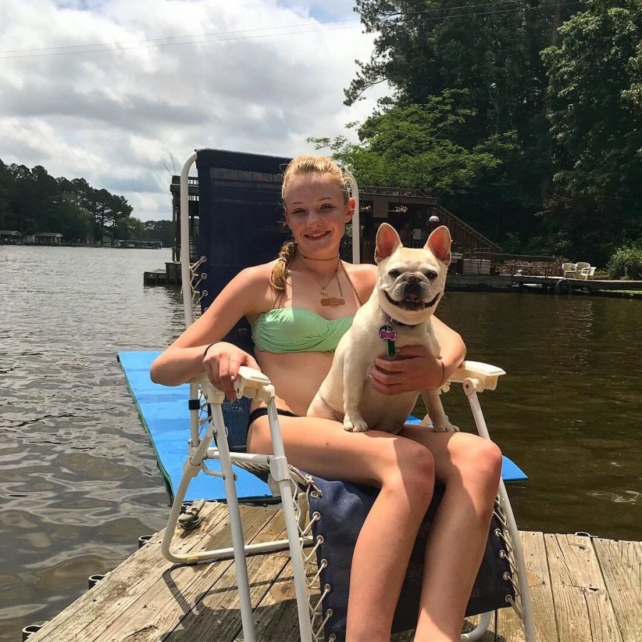 Hanging out at the lake, Bijou Jones is excited to celebrate the day with his owner Avery Jones. Today is National Pet Lovers Day so make sure to spend the day pampering your pets.