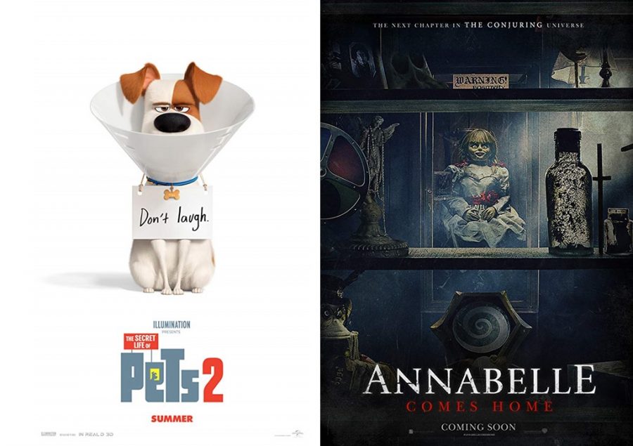 Advertising two new movies set to premiere this summer, The Secret Life of Pets 2 and Annabelle Comes Home are two different films that are sure to appeal to viewers. This summer there are dozens of movies that are perfect to see to escape the summer heat.