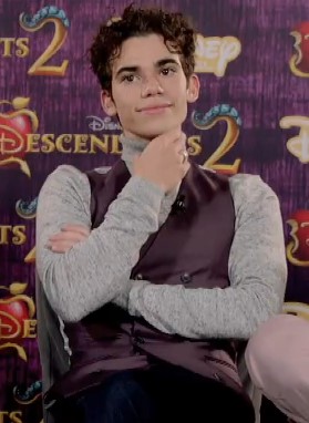 Smiling at an exclusive interview for Descendants 2, Cameron and co-stars were unaware that the premier for the next movie would be without beloved Cameron Boyce. The Disney star passed away Saturday night due to a seizure.