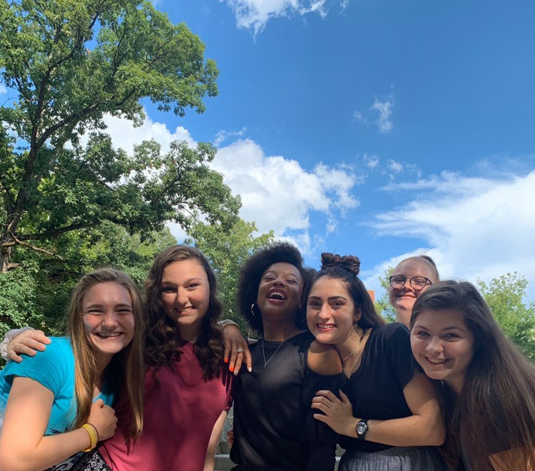 Laughing with camp friends before heading off to the next event of the day, junior Skylar Smith enjoys her time spent with friends at summer camp. Skylar, like many other Wildcats, has stated that summer camp has introduced her to some of her best friends, many of whom she still keeps in touch with regularly despite not attending the same schools or living in the same areas. 