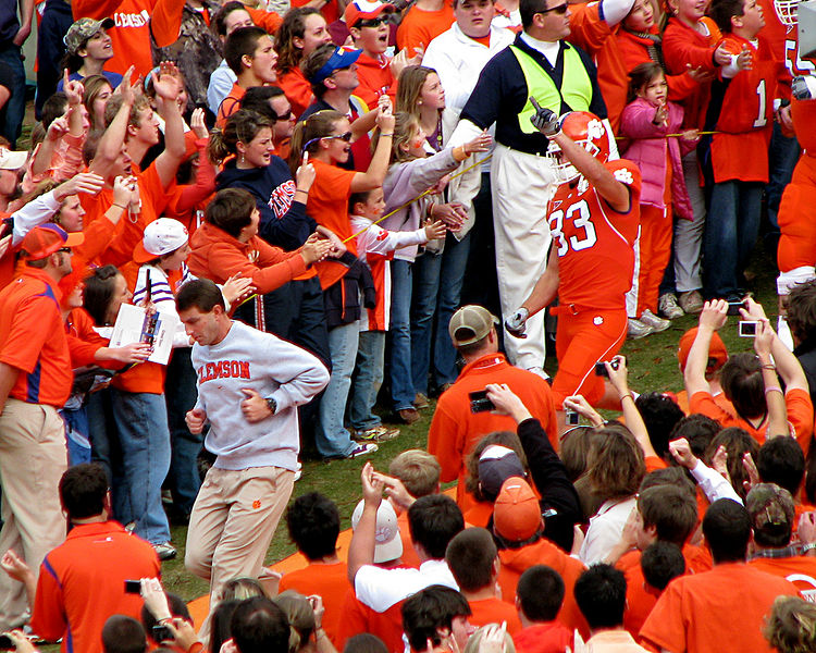 Running down the famous hill at a home football game in Death Valley, Dabo Swinney leads his team to the field to take on their opponent. Swinney is a tremendous football coach, leader, and all-around mentor to his players, allowing him to transform Tiger football for generations to come. 