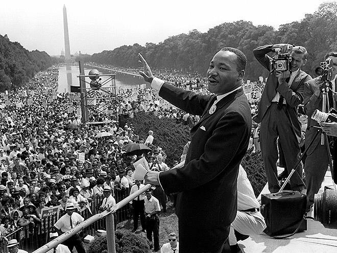  Delivering his historic “I Have A Dream Speech,” Martin Luther King, Jr. reaches the hearts and lives of all of those who are experiencing racial inequality as a way to give them hope. He was assassinated in April of 1968 by convicted gunman James Earl Ray; however, King’s family believed that the FBI was involved in his murder. 