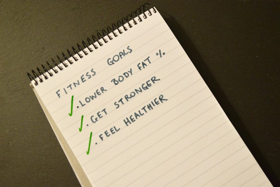 Setting attainable fitness goals like the ones pictured above is key to sticking with your workout routine. It is important to choose goals that are realistic for you so that you can stick with them in the long run.