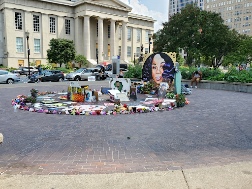 A memorial was set up by Lousiville residents in remembrance of Breonna Taylor following her death at the hands of local police. Members of the Grand Jury in the officers trial spoke out publicly about how the case was wrongly handled by Attorney General David Cameron.