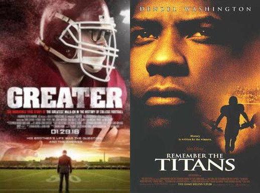 As sports fans get into the football spirit this November, football is on the minds of many. When choosing what to watch on a Tuesday or Wednesday night, Greater and Remember the Titans are two heartwarming movies that will keep you in tune of football and share inspiring stories.