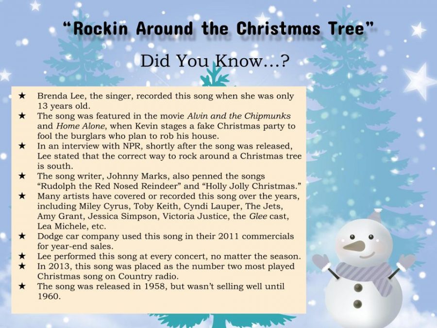 FYI: Rockin Around the Christmas Tree