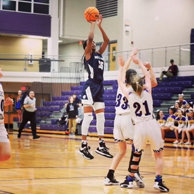 Last season senior Keanna Rembert shootst a mid range jumper in their game against Broughton. She has been a key player for the team the last few years and is excited to start her final season. 
