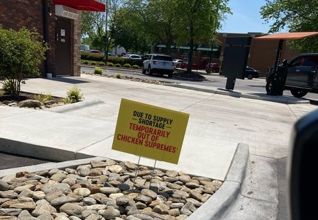 Bojangles has run out of Chicken Supremes due to nationwide chicken shortages. The lack of supply of this popular poultry product has impacted both local and national restaurants.
