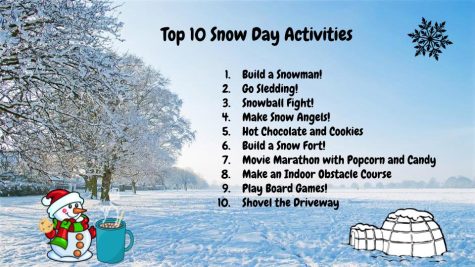 Top Ten Snow Day Activities