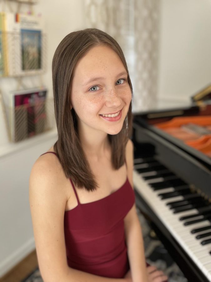 Mr. Adams, the choir director, describes Ava saying, “Ava is a remarkably talented and intelligent student leader in Madrigals.  She is a lovely singer and brilliant pianist.  Ive been here for 14 years and she is one of the most talented high school musicians that Ive met.”
