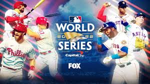 Picture of the 2 teams playing in the 2022 world series. On the left is the Phillies top 3 players and on the right is the Astros top 3 players.MLB.com