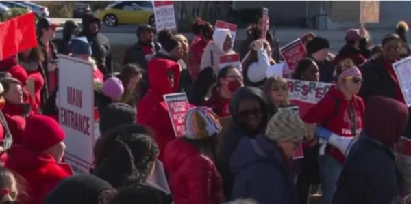 Durham teachers on strike due to the take away of their paycheck. A board meeting was held last week to determine the new salary raise for these teachers and staff workers. 