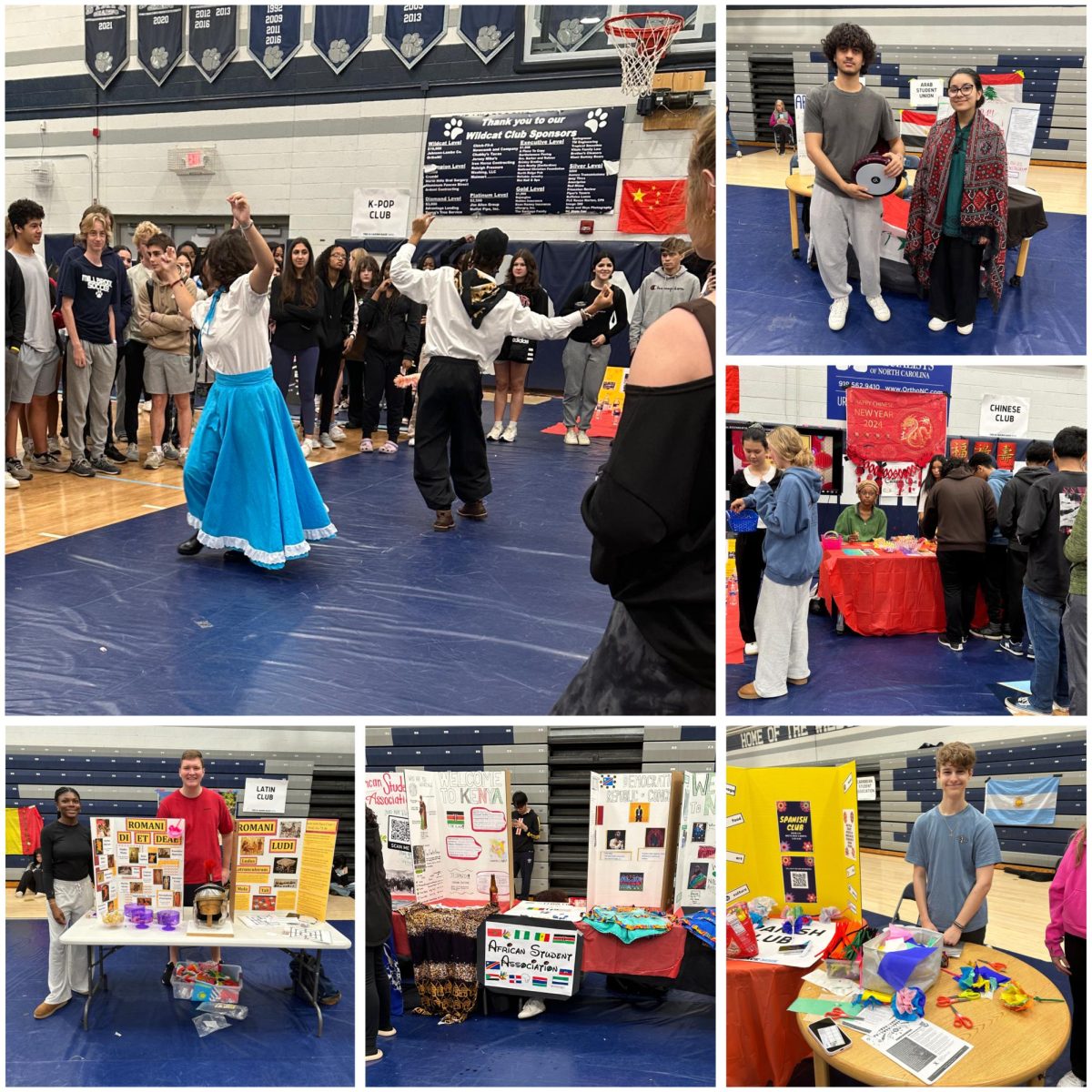The annual International Fair was held at Millbrook. This fair helps students show their cultures, and for others to learn more about them. 