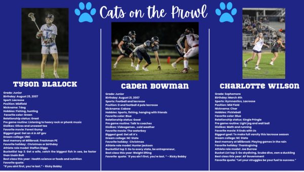 Cats on the Prowl: Tyson Blalock, Caden Bowman, and Charlotte Wilson