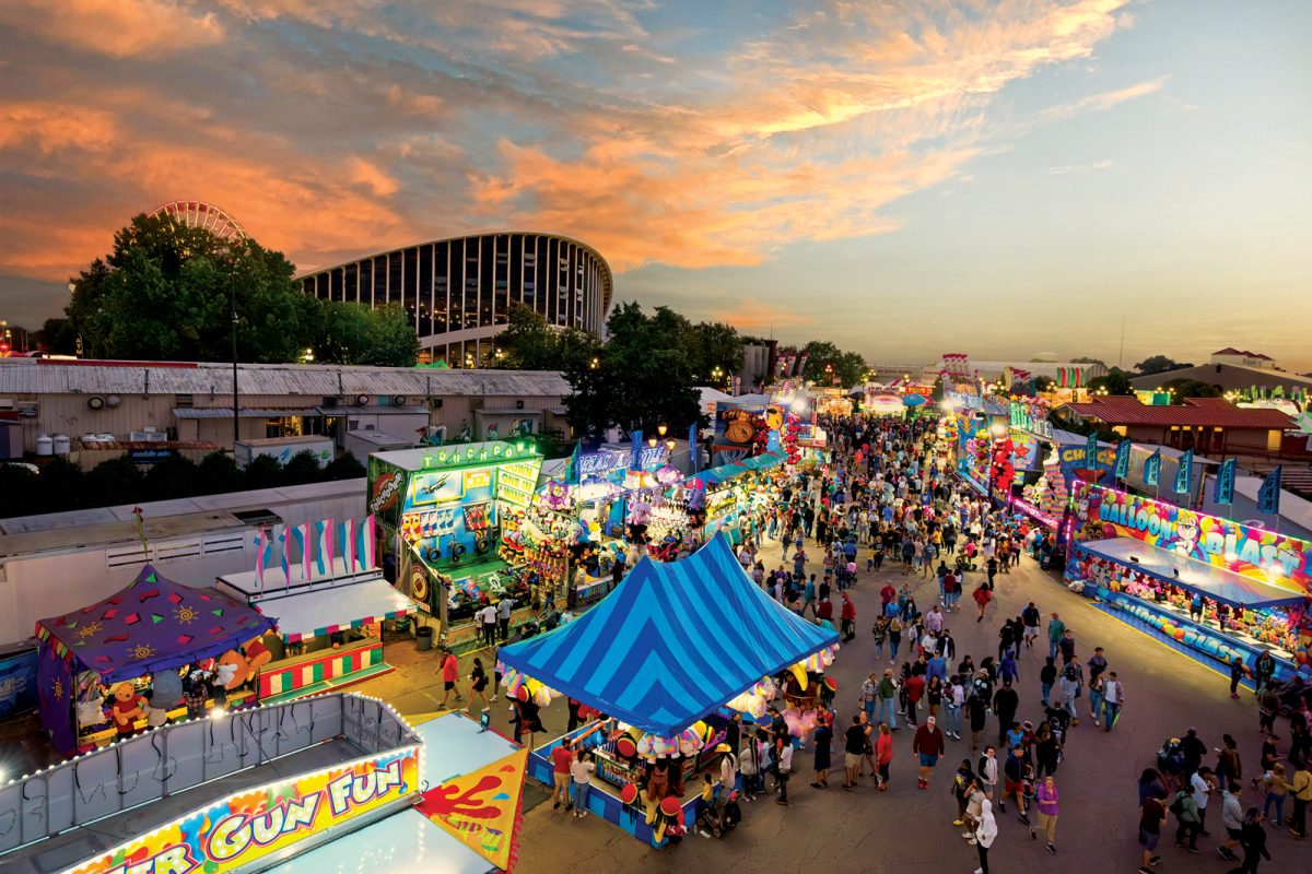 Sunset at the State Fair!