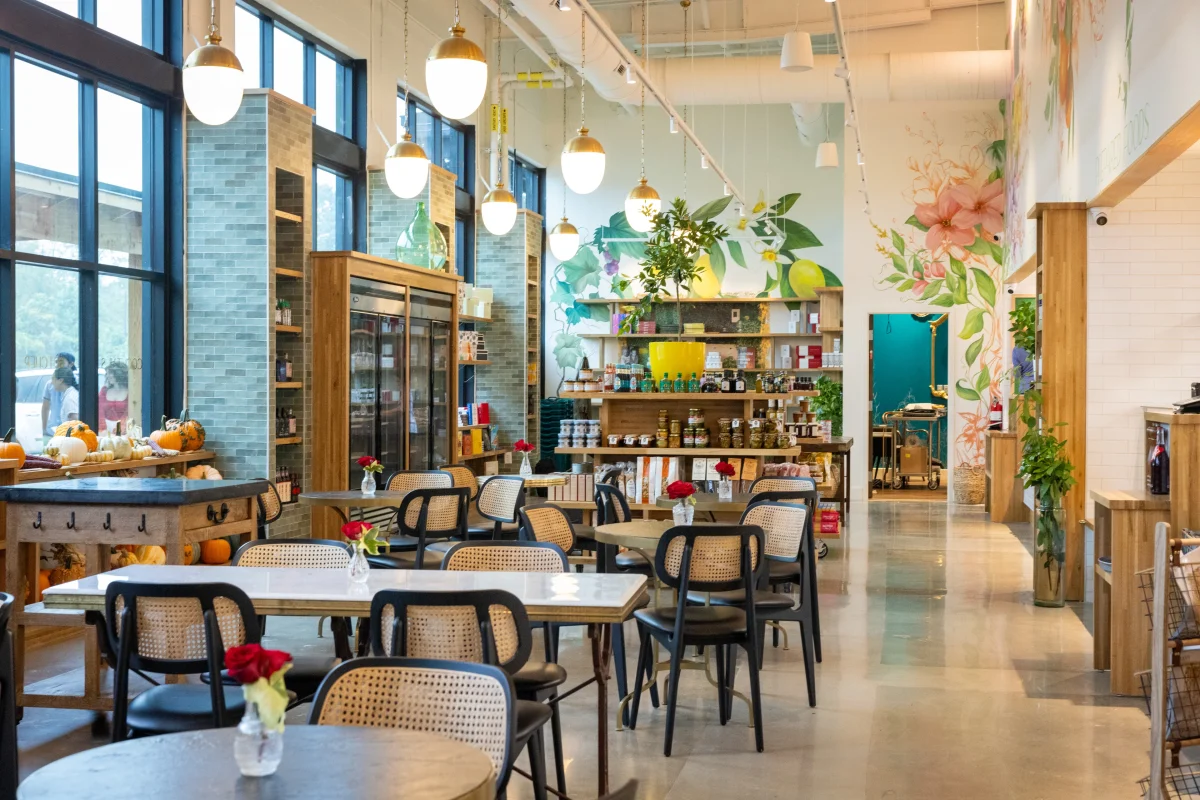 Giorgios Epicurean Market is a new restaurant in Raleigh. The owner Giorgio Bakatsias created this to mimic his favorite markets and foods from around the world.  