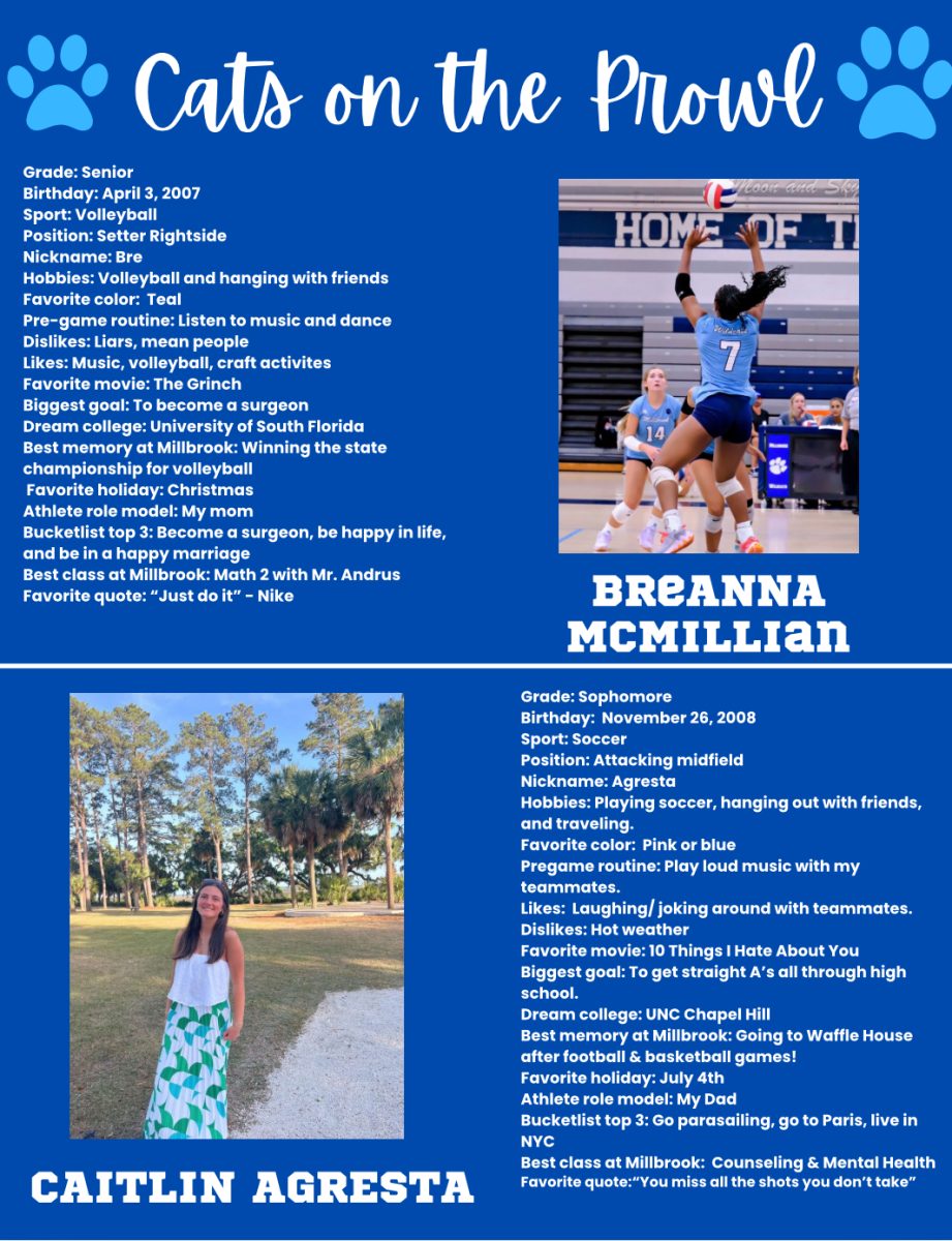 Cats On The Prowl: BreAnna McMillian and Caitlin Agresta