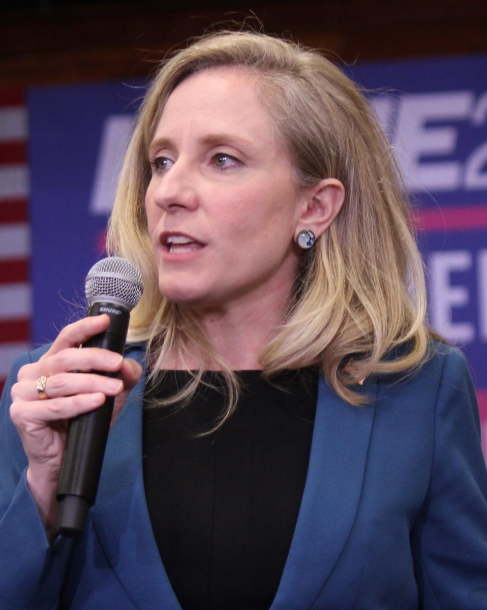 Spanberger at her campaign rally 