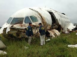 Aftermath of UPS Plane Crash
