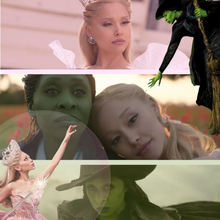 Fan art, including scenes from "Wicked: For Good."