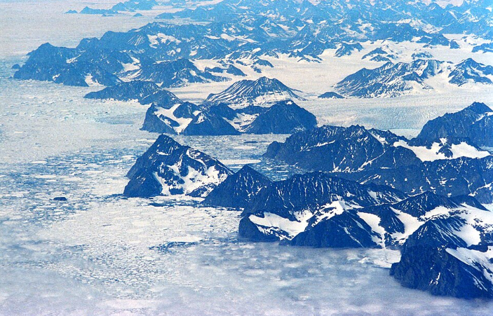 View of the east coast of Greenland at the Ammassalik area from 1999.